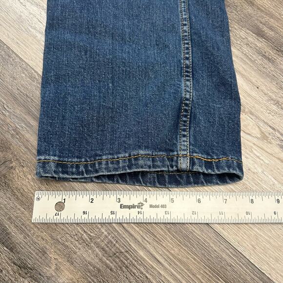 Levi's 514 Red Tab Mid Wash Faded Blue Mens 32x29 Straight Worn‎ In Denim Jeans - Picture 11 of 11